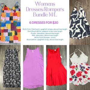 6 Womens M/L Dress Bundle